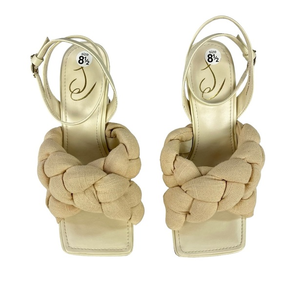 Sam Edelman Courtney Fabric Braided Ankl Stap Sandals Womens Size‎ 8.5 - Picture 5 of 14